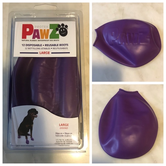 Protex Pawz Other - Protex Pawz Rubber Waterproof Dog Boots, Sz Large
